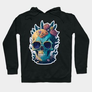 Skull with glasses Hoodie